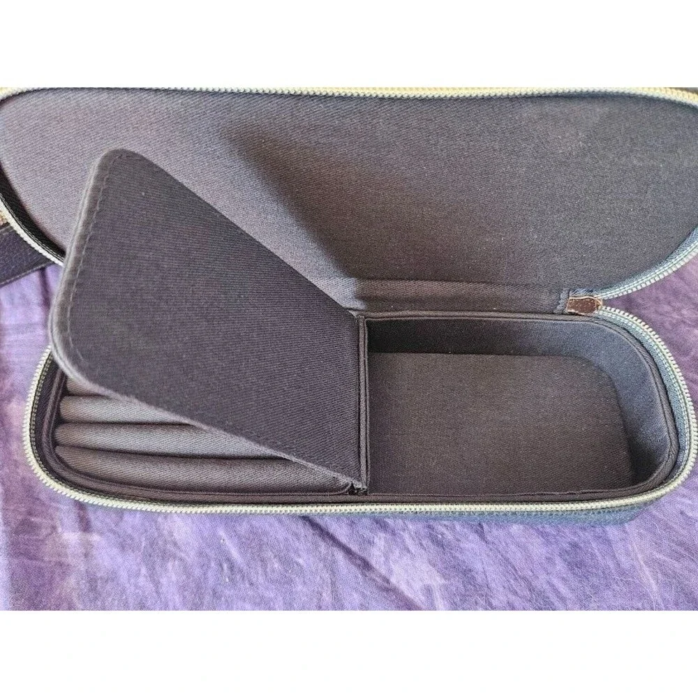 Caboodles Jewelry Storage & Cosmetic Organizer Travel Makeup Bag Navy Blue NWT